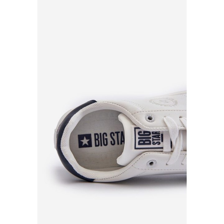 Žemi vyriški sportbačiai Eco Leather Big Star NN174282 White
