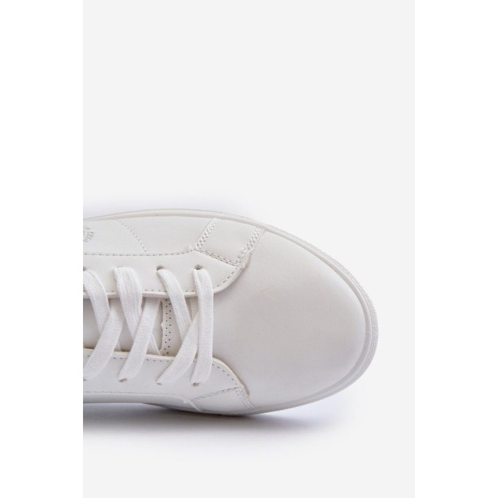 Žemi vyriški sportbačiai Eco Leather Big Star NN174282 White
