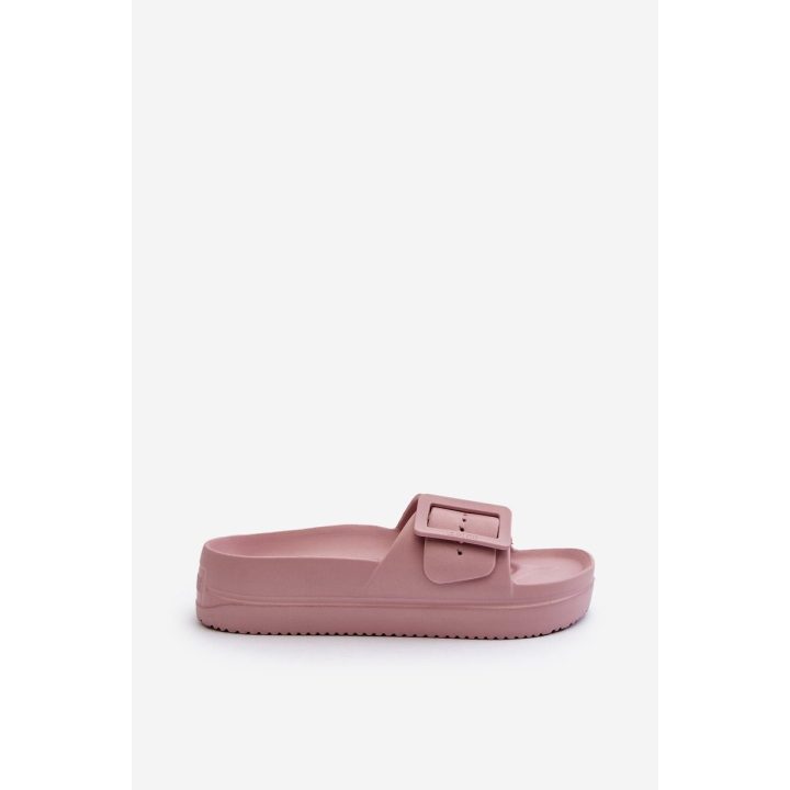 Moteriški putų platformos sandalai su sagtimi Big Star NN274A663 Pink