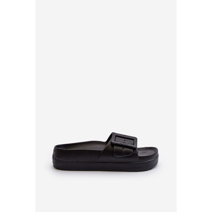 Moteriški putų platformos sandalai su sagtimi Big Star NN274A662 Black