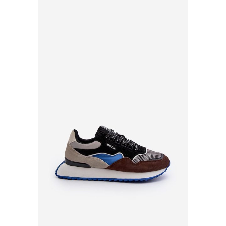 Vyriški sportbačiai Big Star NN174322 Memory Foam System Brown-Black
