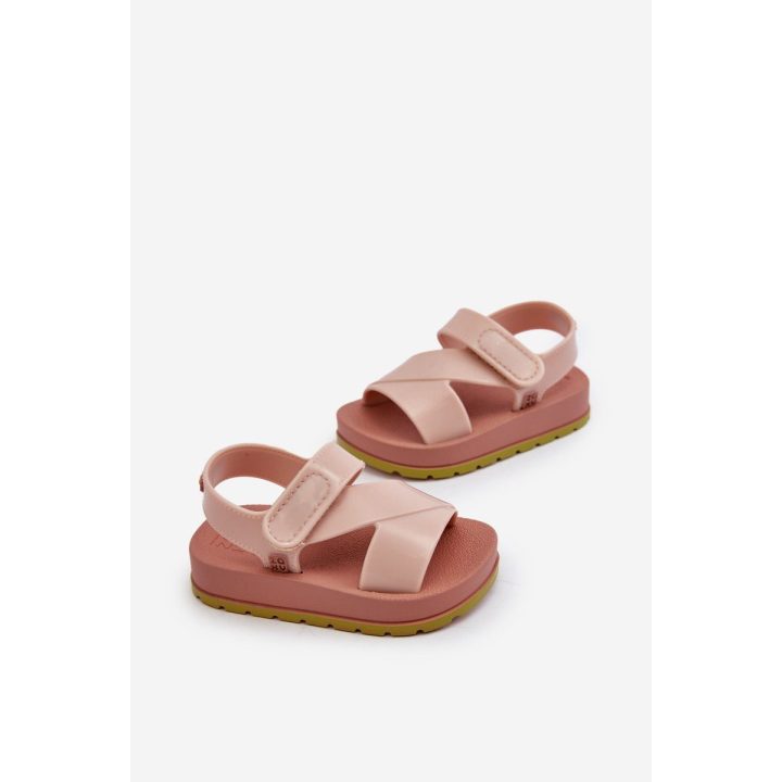 Vaikiškos basutės su ZAXY Velcro užsegimu, LL385002, šviesiai rausvos