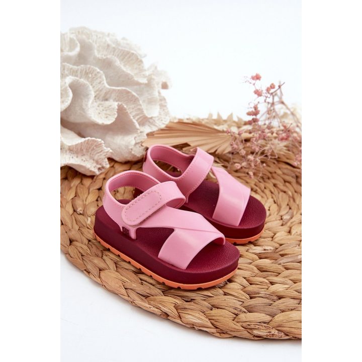 Vaikiški sandaliukay su velcro ZAXY LL385001 Rožiniai