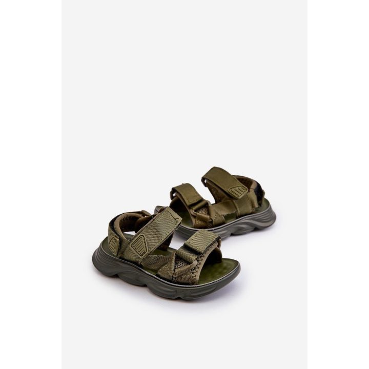 Vaikiškos žali Velcro“ dirželio basutės Orretta“