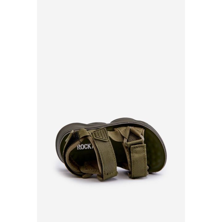 Vaikiškos žali Velcro“ dirželio basutės Orretta“