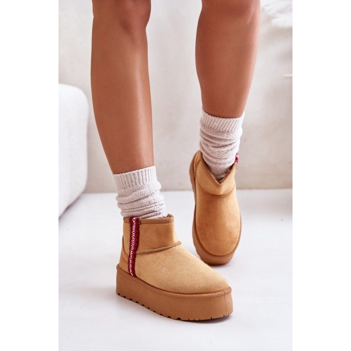 Moteriški žieminiai batai su platforma Insulated Camel Lomessa