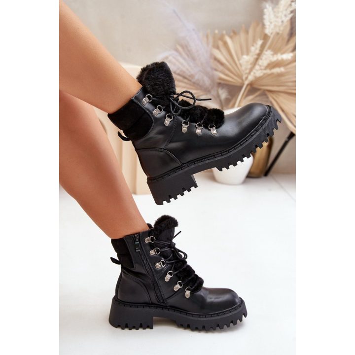 Šilti aulinukai ekologiškos odos, juodos spalvos Willatta