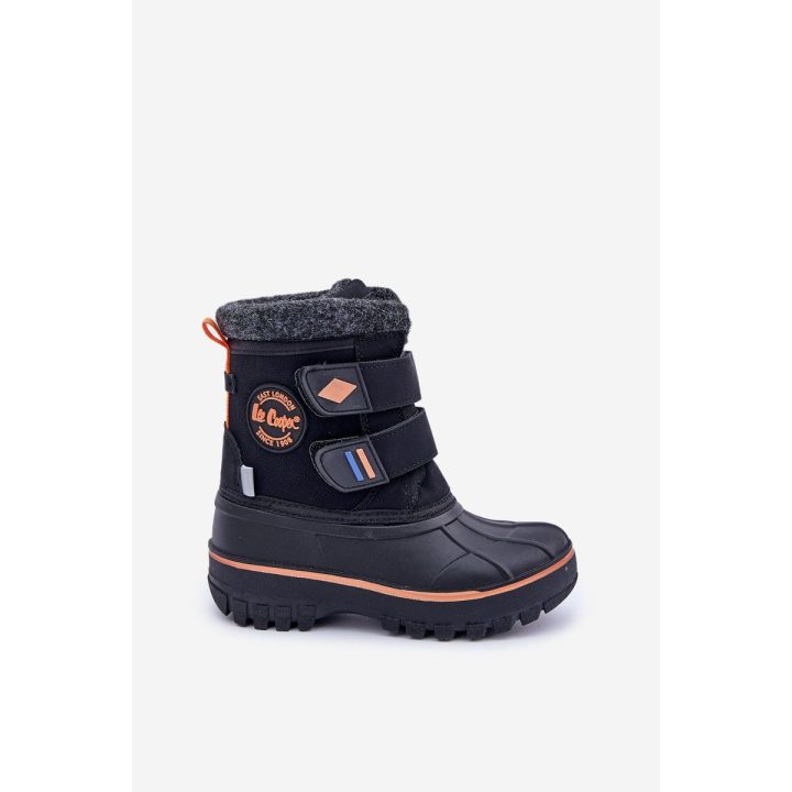 Vaikiški žieminiai batai su velcro Lee Cooper LCJ 2865K juodi
