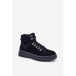 Suede vyrai' žieminiai batai Big Star OO174187 juodi