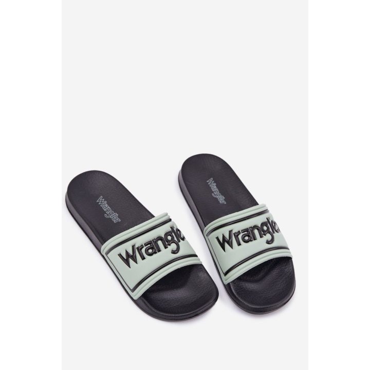 Šlepetės vyrams šviesiai žalios WRANGLER AVERELL