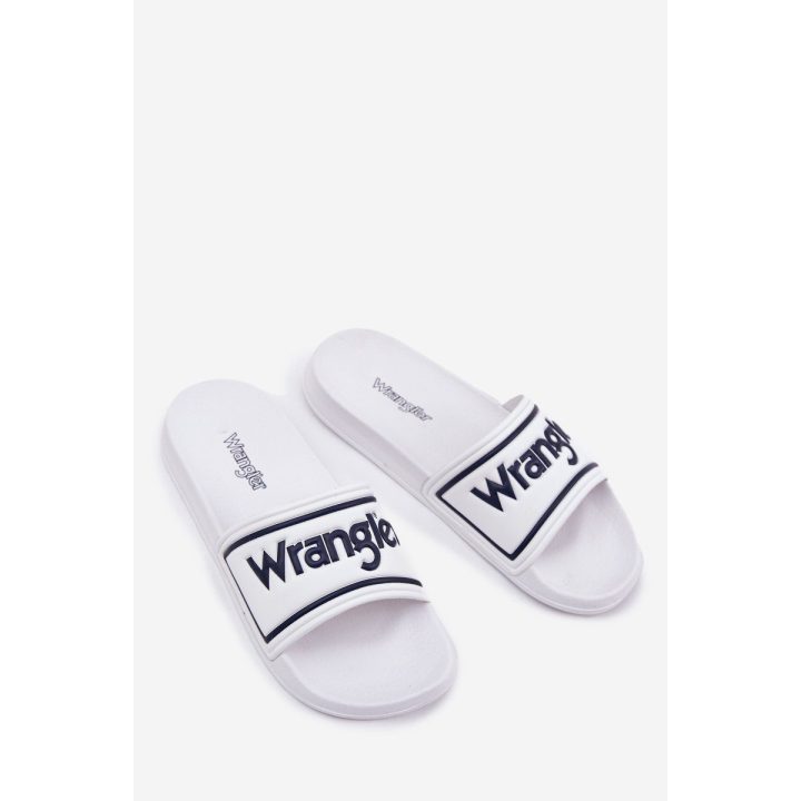 Vyriškos baltos WRANGLER šlepetės