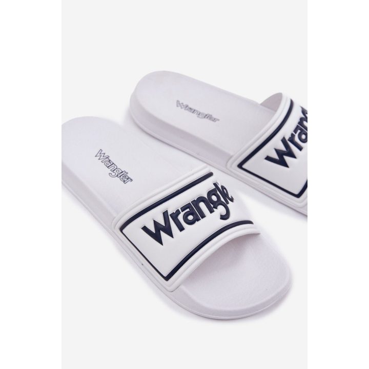 Vyriškos baltos WRANGLER šlepetės