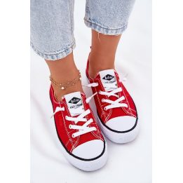Sportiniai bateliai moterims raudoni Lee Cooper