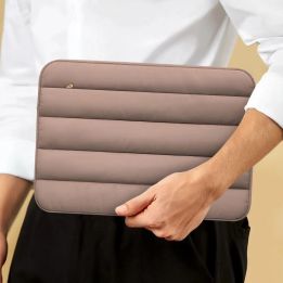 Nešiojamojo kompiuterio dėklas rudas su paminkštinimu 15–16