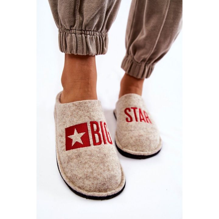 Šlepetės Big Star Smėlio spalvos