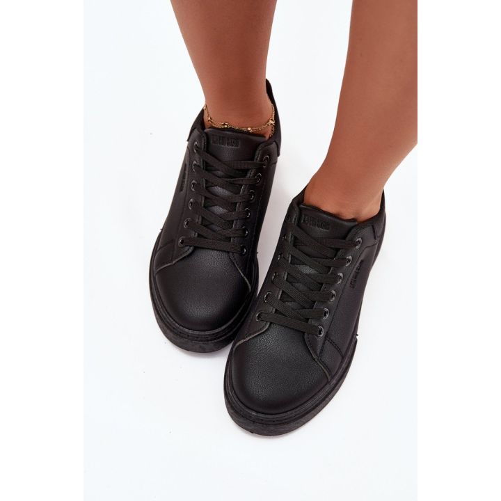 Laisvalaikio batai juodi su platforma kasdienai Step in Style