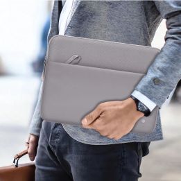Nešiojamojo kompiuterio dėklas pilkas su kišene 15–16″