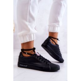 Juodos spalvos stilingi Cross Jeans bateliai