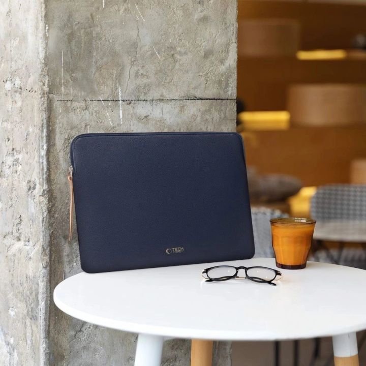 Nešiojamojo kompiuterio dėklas mėlynas su flisu 13–14″