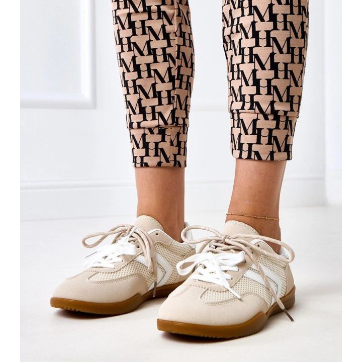 Sportbačiai moteriški smėlio spalvos Malkan