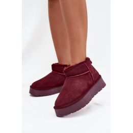 Bordo moteriški sniego batai su pašiltinimu
