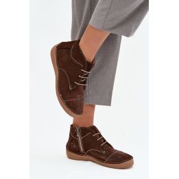 Rudi moteriški odiniai aulinukai su užtrauktuku Artiker