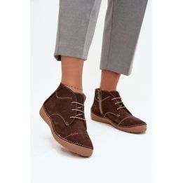 Rudi moteriški aulinukai zomšiniai Step in Style