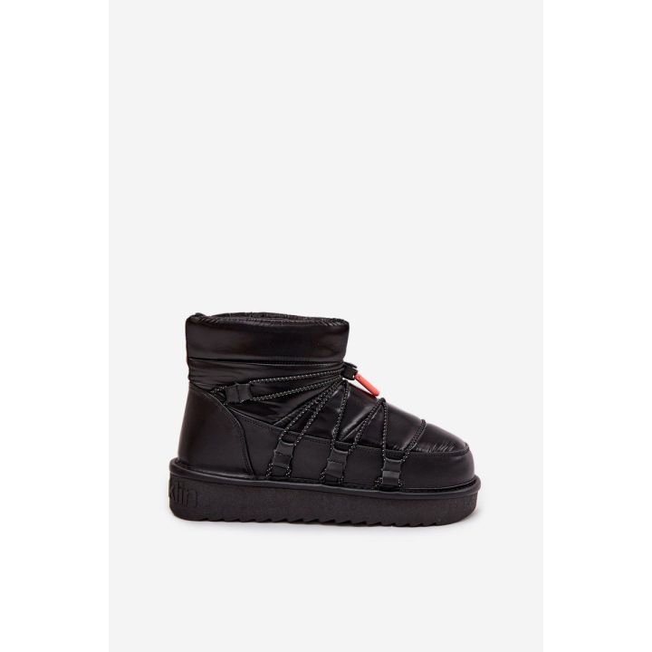 Women's snow boots on platform DFranklin DFSH370020 Black