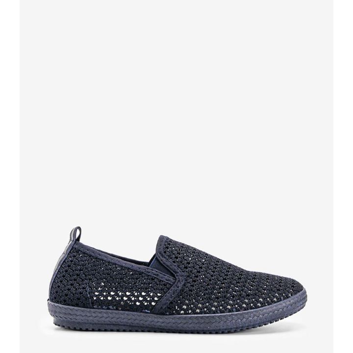 Navy blue Mallory ažūriniai sportbačiai