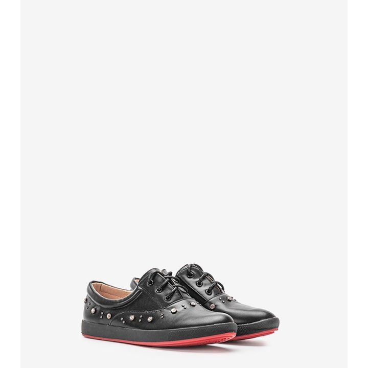 Juodi Rinna vaikiški bateliai