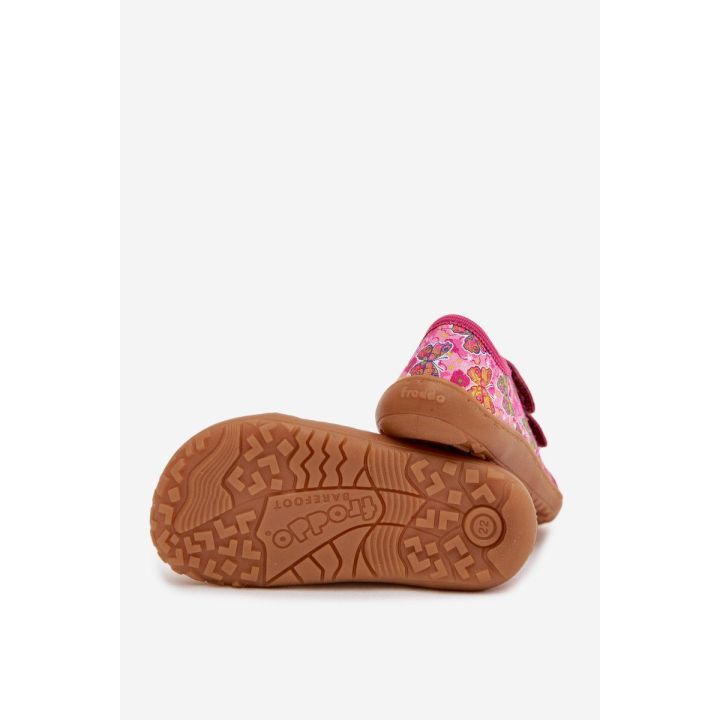 Vaikiškos barefoot šlepetės, rožinės Froddo