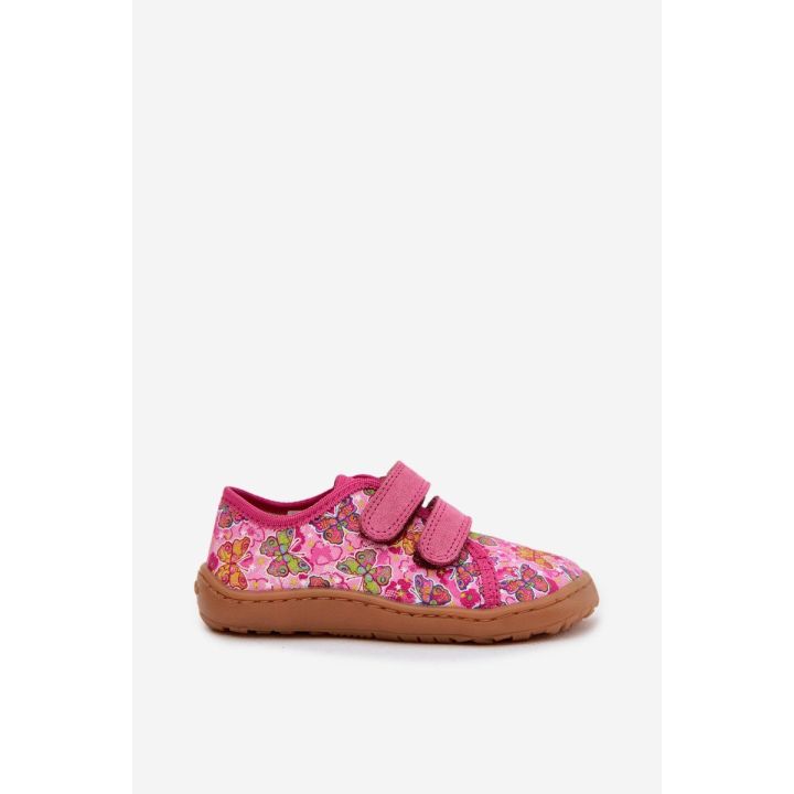Vaikiškos barefoot šlepetės, rožinės Froddo