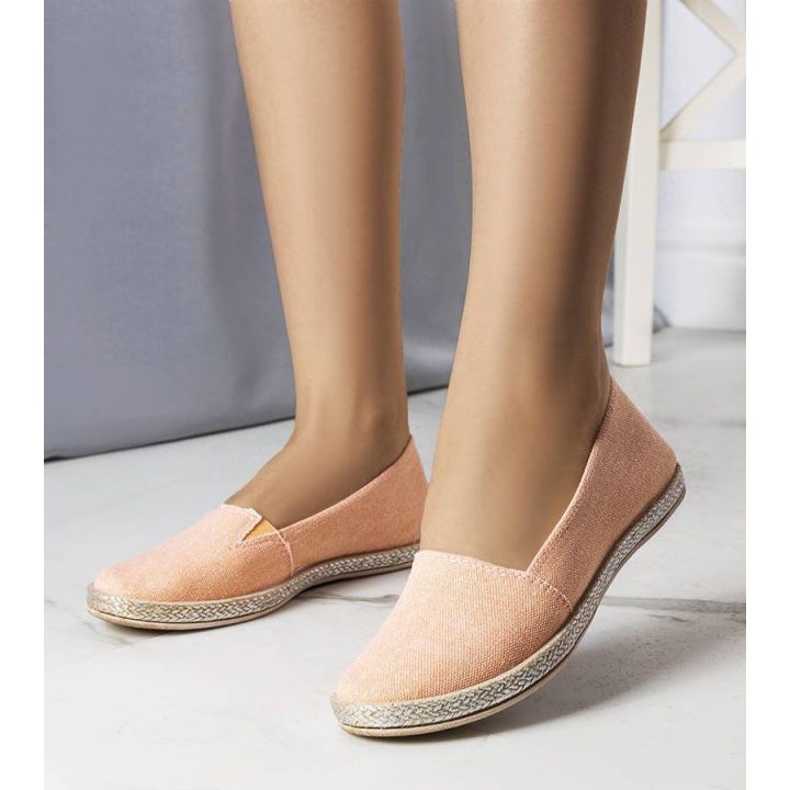 Rožinės moteriškos espadrilės