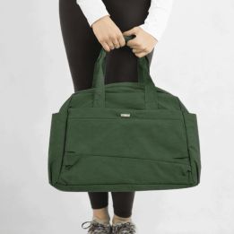 Moteriška pilates rankinė 46×28×21 cm chaki spalvos Solier