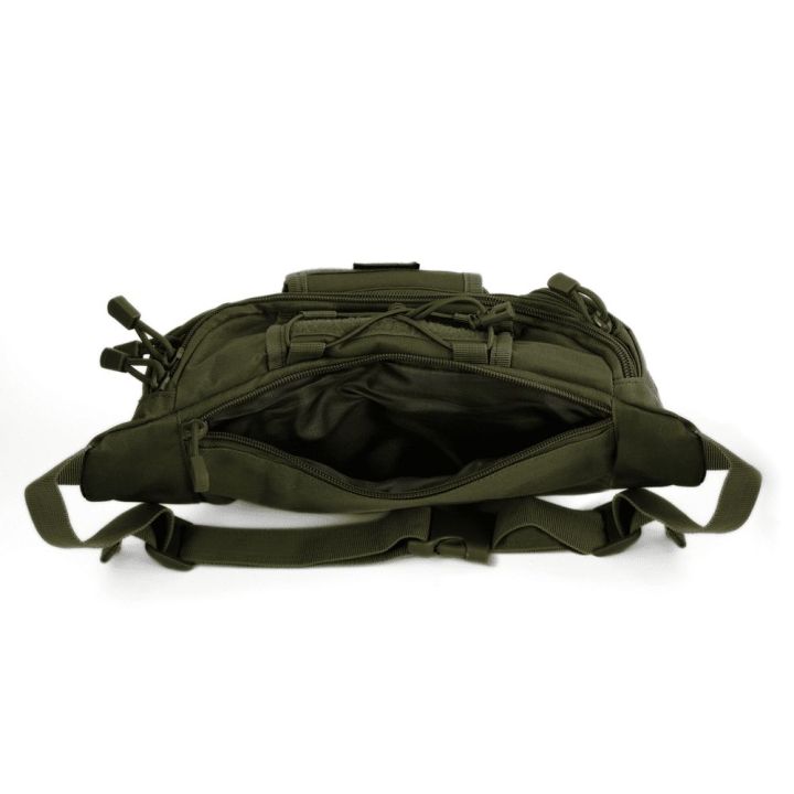 Moteriška juosmens rankinė iš Cordura žalia Solier SV27 Drazor