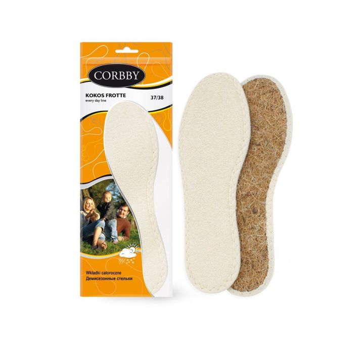 Corbby KOKOS FROTTE batų vidpadžiai