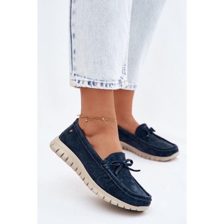 Moteriški nubukiniai mokasinai Vinceza Step in Style