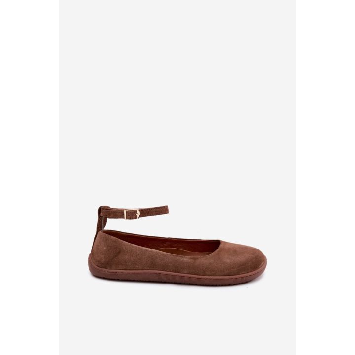 Moteriškos balerinos iš natūralios zomšos Step in style