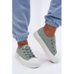 Moteriški sporto ir laisvalaikio bateliai ant platformos Lee Isla C Women Low, mėtų