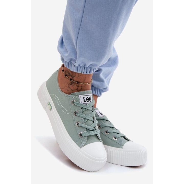 Moteriški sporto ir laisvalaikio bateliai ant platformos Lee Isla C Women Low, mėtų