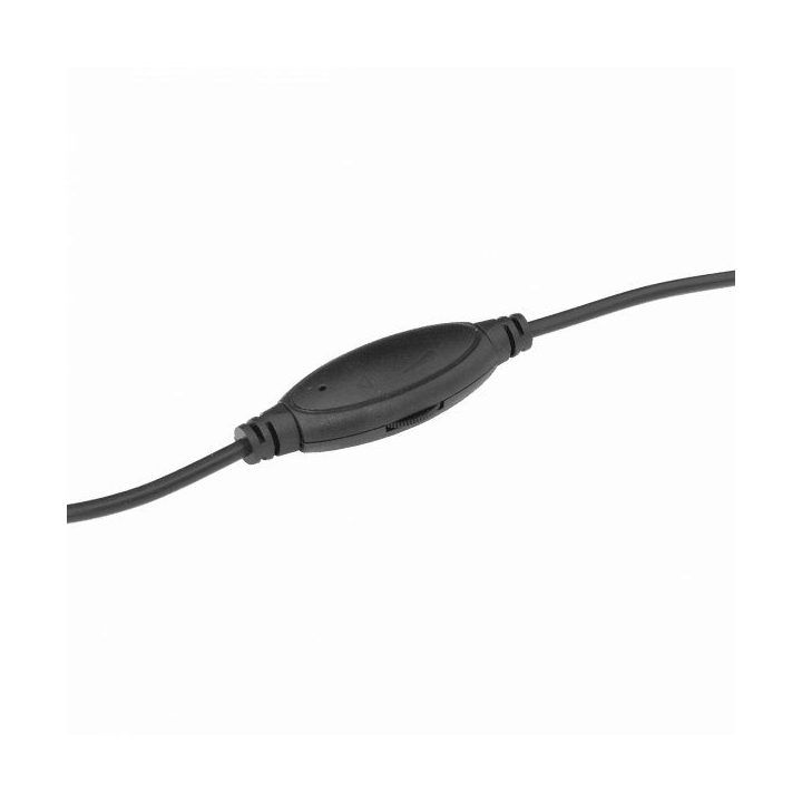 Sbox HS-707 juodos USB ausinės su mikrofonu