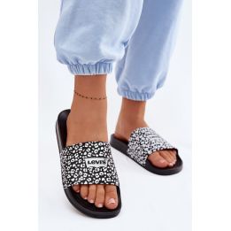 Paauglių šlepetės Levi's juodos