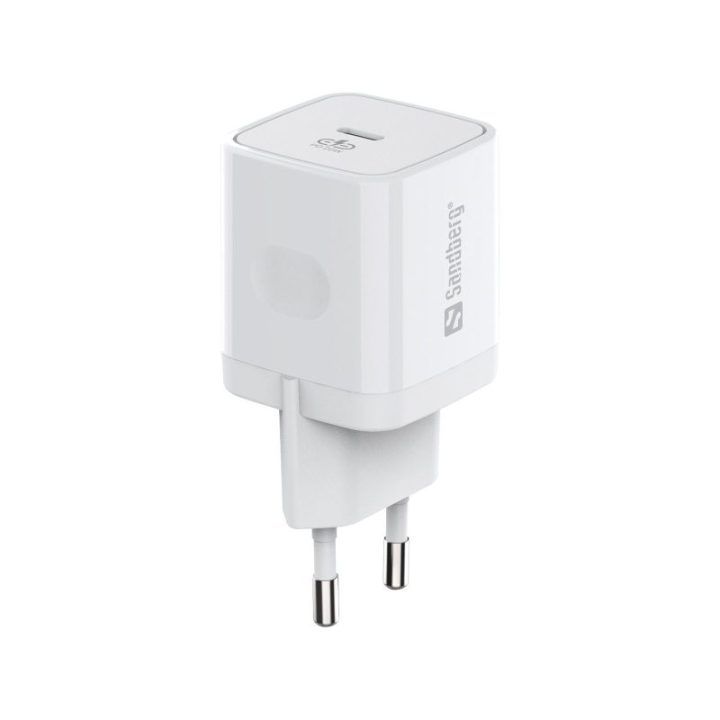 USB-C PD20W įkroviklis, baltas