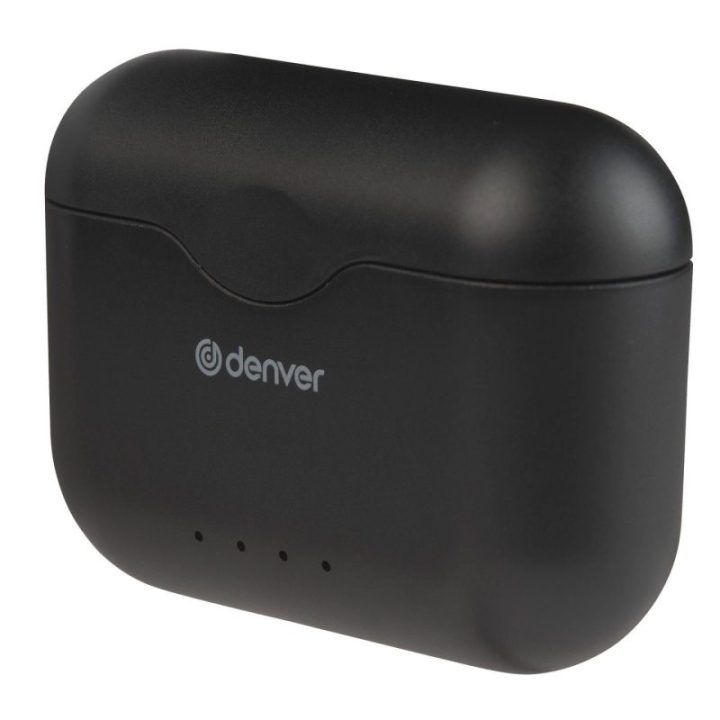 Denver TWE-37 juodos belaidės Bluetooth ausinės
