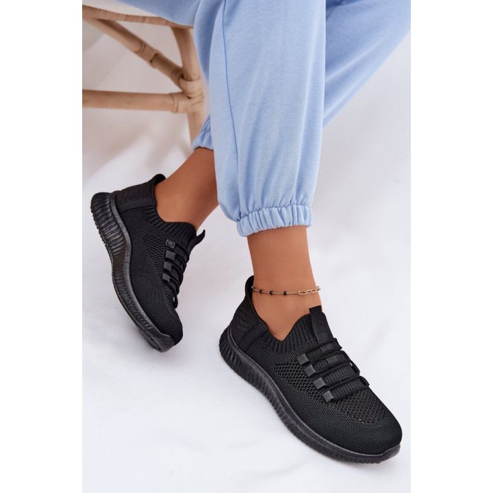 Moteriški įsispiriami sportiniai bateliai Black Olive