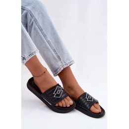 Juodos unisex šlepetės Lotto Flyde